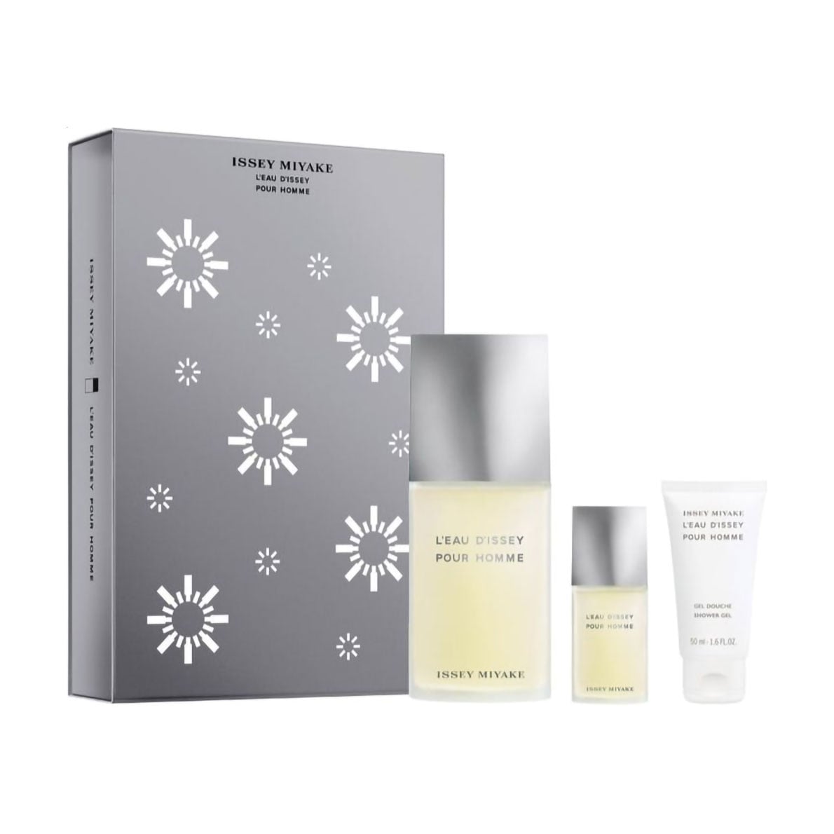 Уцінка! Парфумований набір Issey Miyake L'Eau d'Issey Pour Homme чоловічий (туалетна вода, 125 мл + гель для душу, 50 мл + туалетна вода, 15 мл)