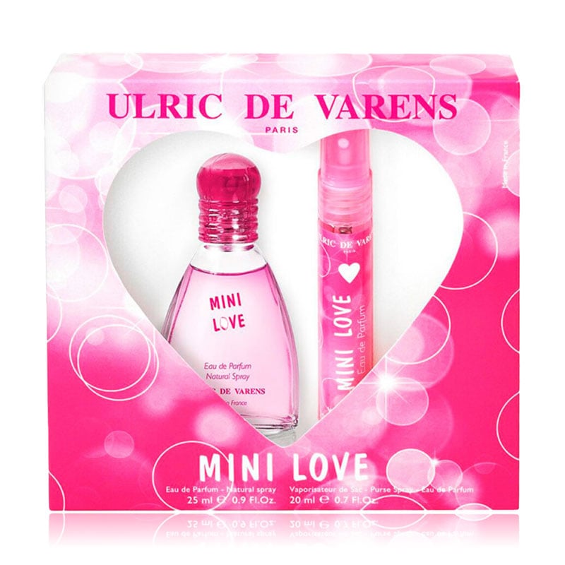 Уцінка! Парфумований набір жіночий Ulric de Varens Mini Love (парфумована вода, 25 мл + парфумована вода, 20 мл)